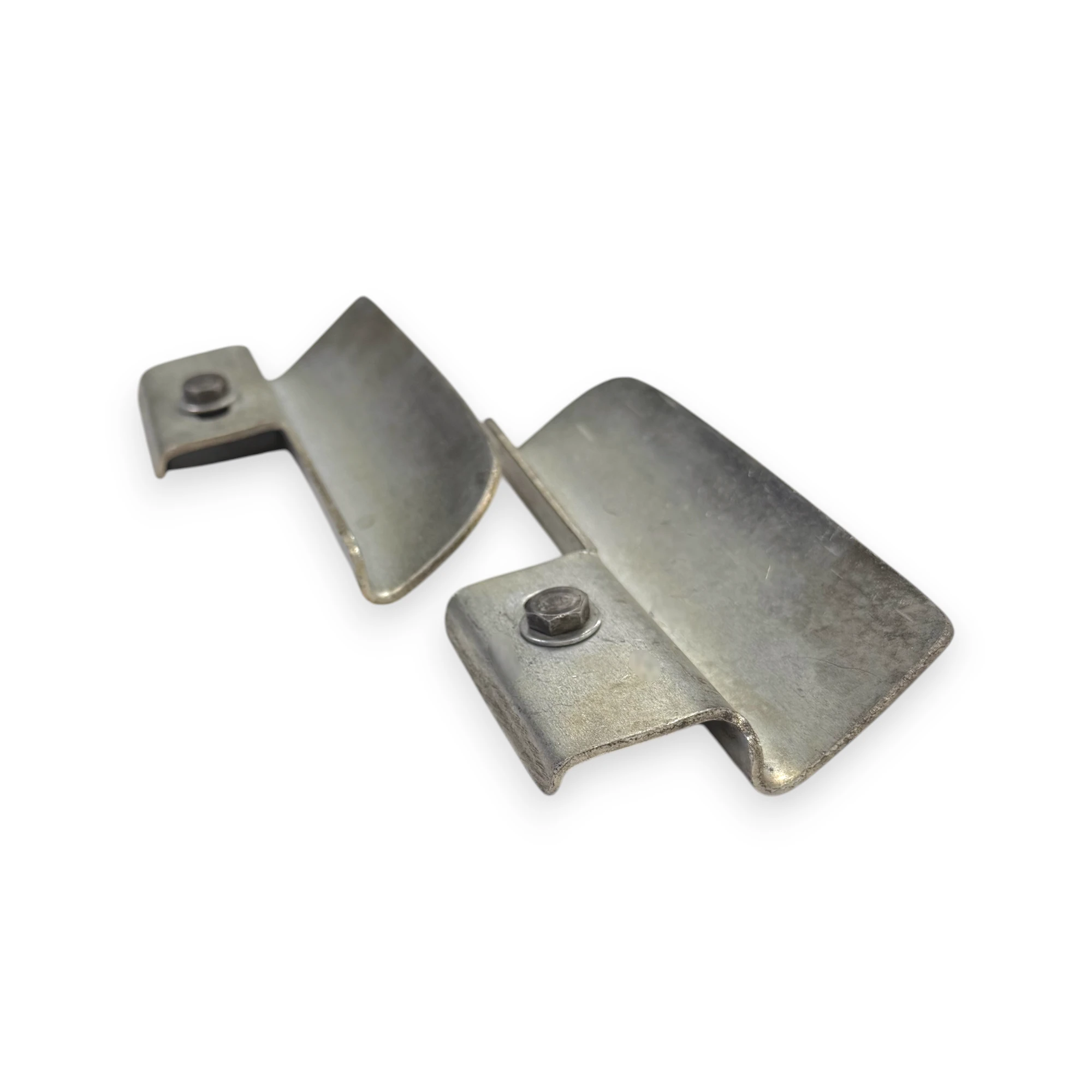 6.5" pressed steel Bellmouth Stop for rolling door guide and track systems