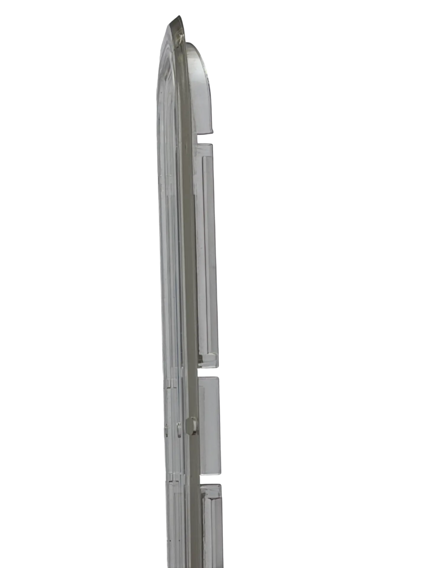 polycarbonate vision light insert for 2" x 10" rolling door and gate slat window opening