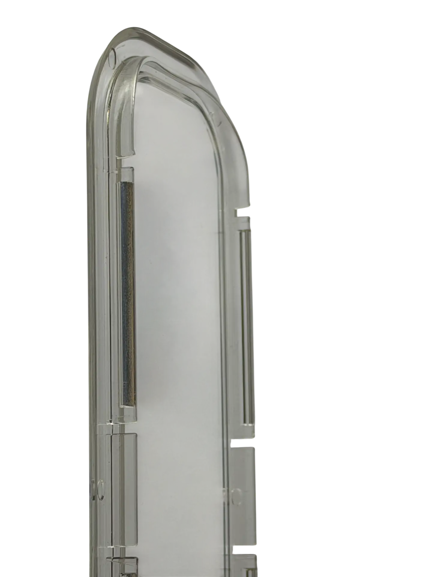 polycarbonate vision light insert for 2" x 10" rolling door and gate slat window opening