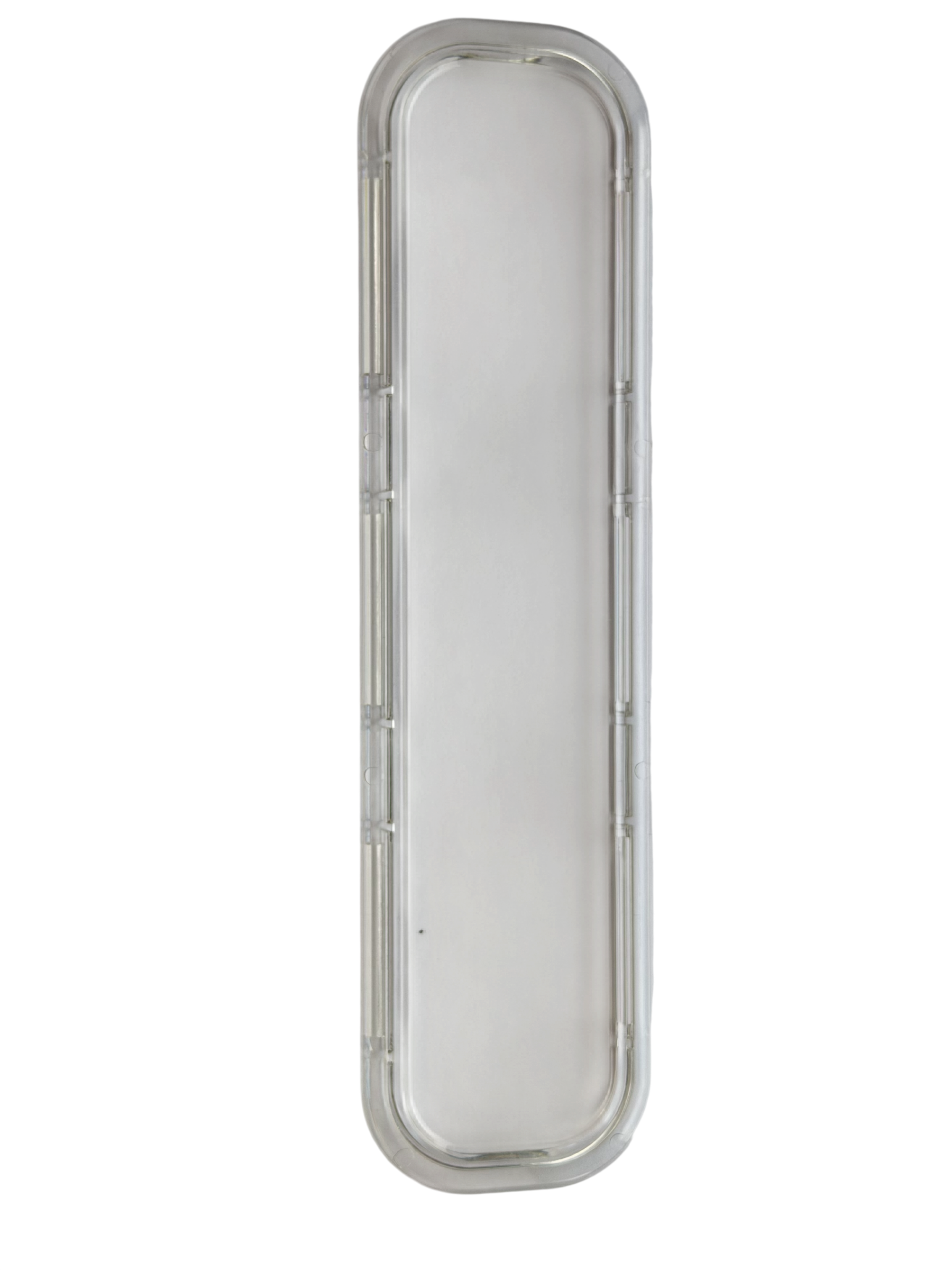 OEM polycarbonate vision light insert for 2" x 10" rolling door and gate slat window opening