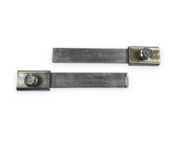 Removable flat channel stop system for rolling door guide and track assemblies