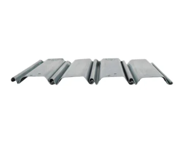4" curved window slat for rolling steel door curtain assemblies