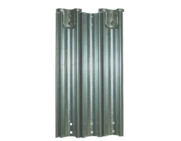 Baby curved slat for rolling steel door curtain assemblies